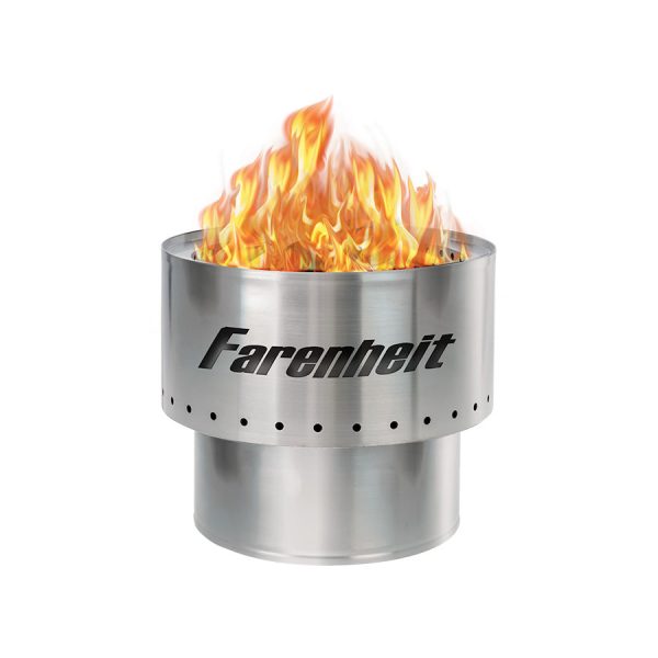 FP-FLAME17 Farenheit Smokeless 17.5 Inch Portable Stainless Steel Fire Pit For Discount