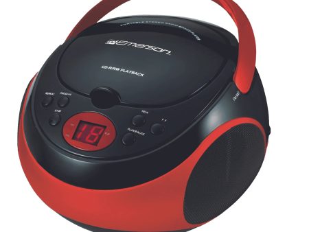 EPB-3000-RED Emerson Portable CD Player - Red For Sale