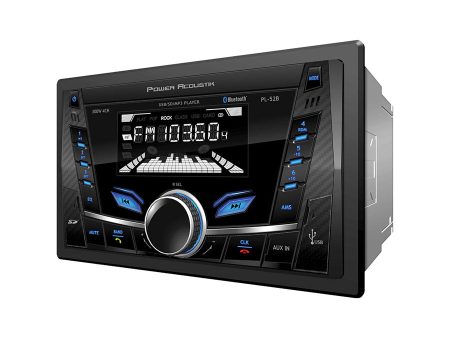 OW-PL-52B Power Acoustik Mechless Double-DIN Digital Media  BT Receiver Online Sale