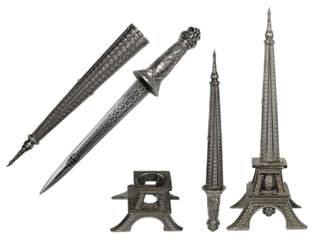 KCC401 Eiffel Tower Hidden Dagger 15.5 inch Online Hot Sale