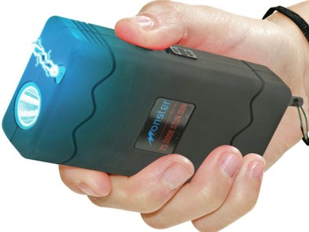 SG-GDDHV-BK Disabler  25M volt Stun Gun with LED Black Online Hot Sale