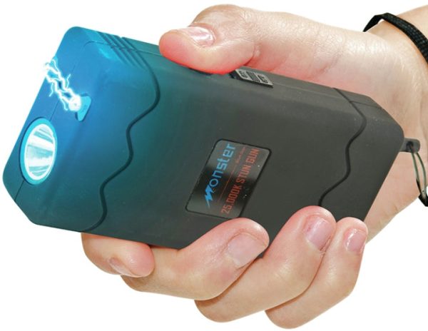 SG-GDDHV-BK Disabler  25M volt Stun Gun with LED Black Online Hot Sale