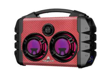 MPD578-RED Maxpower Dual 5 Hi-Power Boom Box GR For Cheap