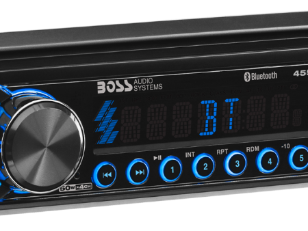 455BRGB Boss Audio Elite Single-DIN Mech-less Multimedia Player Bluetooth Cheap