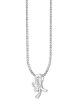 TOMEI Diamond Pendant Set, White+Rose Gold 585 on Sale