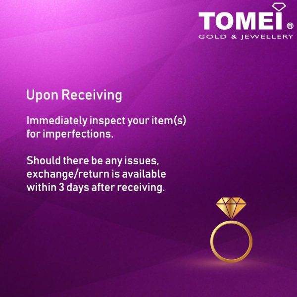 TOMEI Stylish Bangle, Yellow Gold 999 (5D) Discount