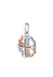 TOMEI United Of Love Diamond Pendant, White+Rose Gold 585 For Sale