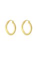 TOMEI Lusso Italia Oval Loop Earrings, Yellow Gold 916 Discount