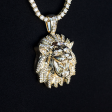 Iced Lion Pendant Online now