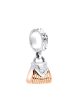 TOMEI Dangling Handbag Charm, White Gold 585 Supply