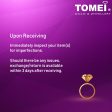 TOMEI Eternal Love Couple Rings, Yellow Gold 916 (XD-YG0765R 0766R-1C) For Discount