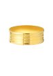 TOMEI Line Patterned Xi De Ring, Yellow Gold 916 Online Hot Sale