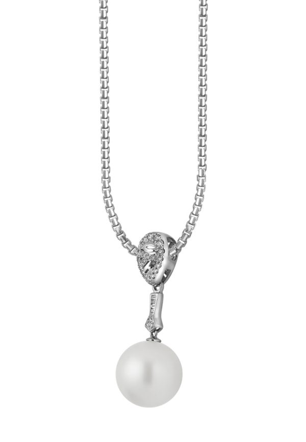 TOMEI Precious Pearl Pendant, White Gold 750 (P6279) Discount