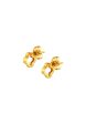 TOMEI [Online Exclusive] Lusso Italia Clover Earrings, Yellow Gold 916 Online now