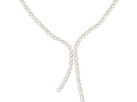 TOMEI Diamond Cut Collection Eternity Necklace, Yellow Gold 916 Cheap