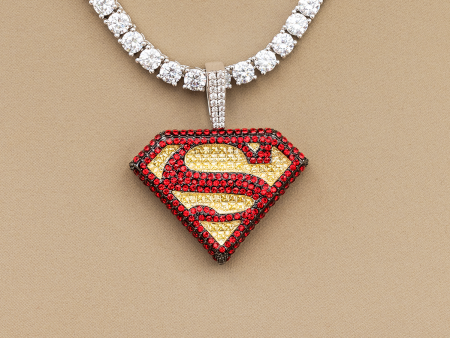 Official DC Comics Superman Logo Pendant Discount