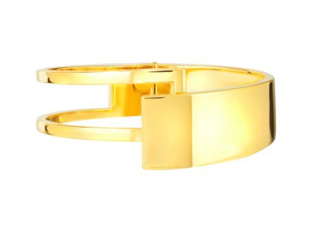 TOMEI Stylish Bangle, Yellow Gold 999 (5D) Discount