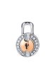 TOMEI Love Lock Collection Pendant, White+Rose Gold 750 Hot on Sale