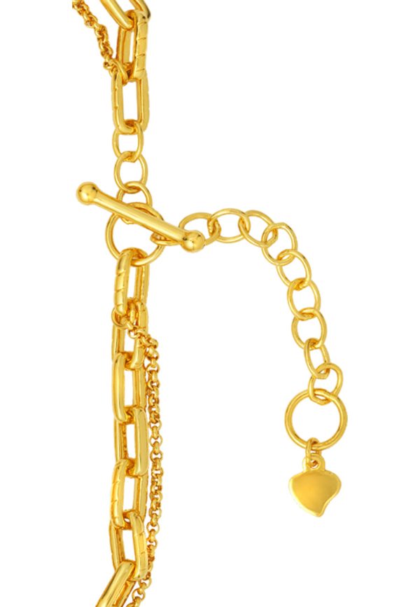 TOMEI Freedom Of The Heart Bracelet, Yellow Gold 999 (5D) Fashion