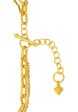 TOMEI Freedom Of The Heart Bracelet, Yellow Gold 999 (5D) Fashion