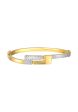 TOMEI Dual-Tone Puzzle Bangle, Yellow Gold 916 Online Hot Sale