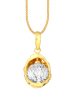 TOMEI Bead In Cradle Pendant, Yellow Gold 916 For Cheap