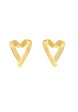 TOMEI Love Stripe Earrings, Yellow Gold 916 For Cheap