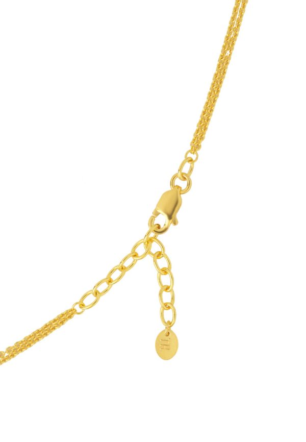 TOMEI Long Bar Necklace, Yellow Gold 916 Supply