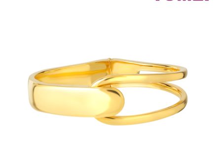 TOMEI Modern Bangle, Yellow Gold 999 (5D) Sale