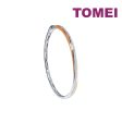 TOMEI Rosy Winter Collection Diamond Bangle, White+Rose Gold 585 Sale