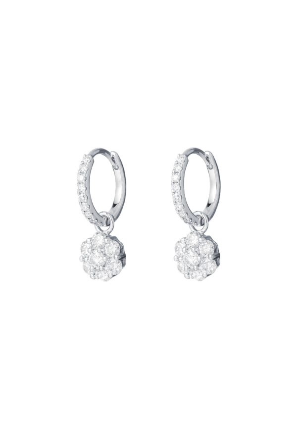 TOMEI Diamond Earrings, White Gold 750 For Discount