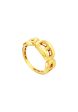 TOMEI Lusso Italia Buckle Concept Ring, Yellow Gold 916 Online Sale