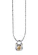 TOMEI Love Lock Collection Yellow Beary Pendant, White Gold 750 Cheap