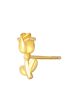 TOMEI Lusso Italia Rose Bud Earrings, Yellow Gold 916 For Cheap