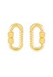 TOMEI Lusso Italia Long Loop Earrings With Beads, Yellow Gold 916 Online now