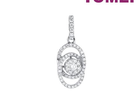 TOMEI Diamond Pendant, White Gold 750 For Cheap