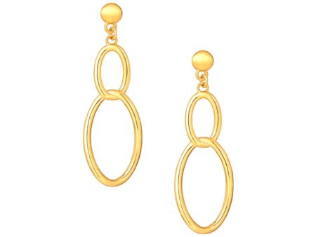 TOMEI C Loop Earrings, Yellow Gold 999 (5D) Online Hot Sale