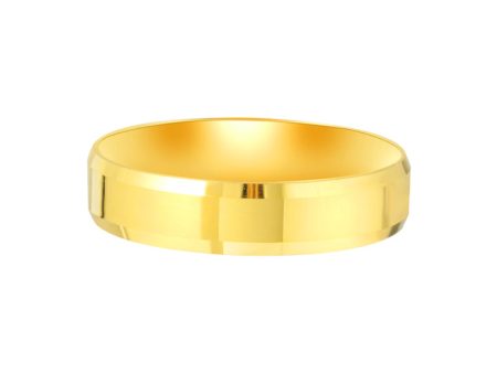 TOMEI Simply Plain Xi De Ring, Yellow Gold 916 Sale