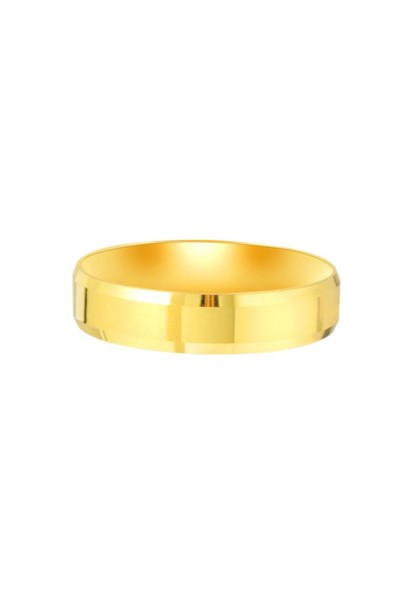 TOMEI Simply Plain Xi De Ring, Yellow Gold 916 Sale