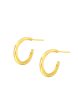 TOMEI C Loop Earrings, Yellow Gold 999 (5D) Supply