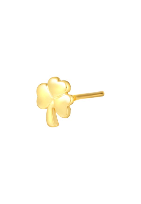 TOMEI Lucky Clover Earrings, Yellow Gold 916 Sale