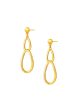 TOMEI C Loop Earrings, Yellow Gold 999 (5D) Online Hot Sale