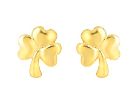 TOMEI Lucky Clover Earrings, Yellow Gold 916 Sale