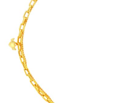 TOMEI Freedom Of The Heart Bracelet, Yellow Gold 999 (5D) Fashion