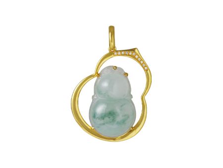 TOMEI Big Gourd Jade Pendant, Yellow Gold 750 Online Sale