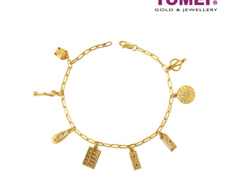 TOMEI Bracelet, Yellow Gold 916 Cheap