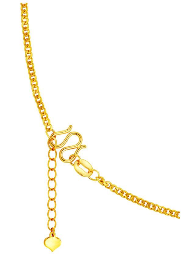 TOMEI Minimalist Necklace, Yellow Gold 999 (5G) on Sale