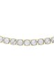 TOMEI Diamond Cut Collection Eternity Bracelet, Yellow Gold 916 For Sale