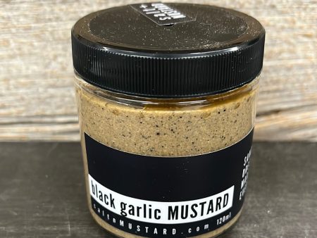 Black Garlic Mustard by Salt + Mustard Hot on Sale