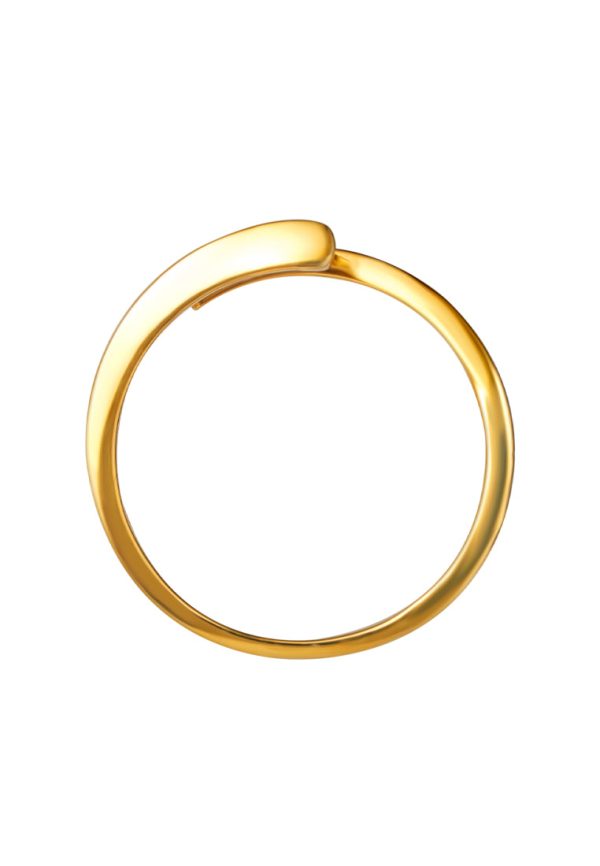 TOMEI Anastasia Extended C-Shape Ring, Yellow Gold 916 Fashion